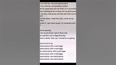 she wanna party lyrics|young thug she wanna party lyrics.